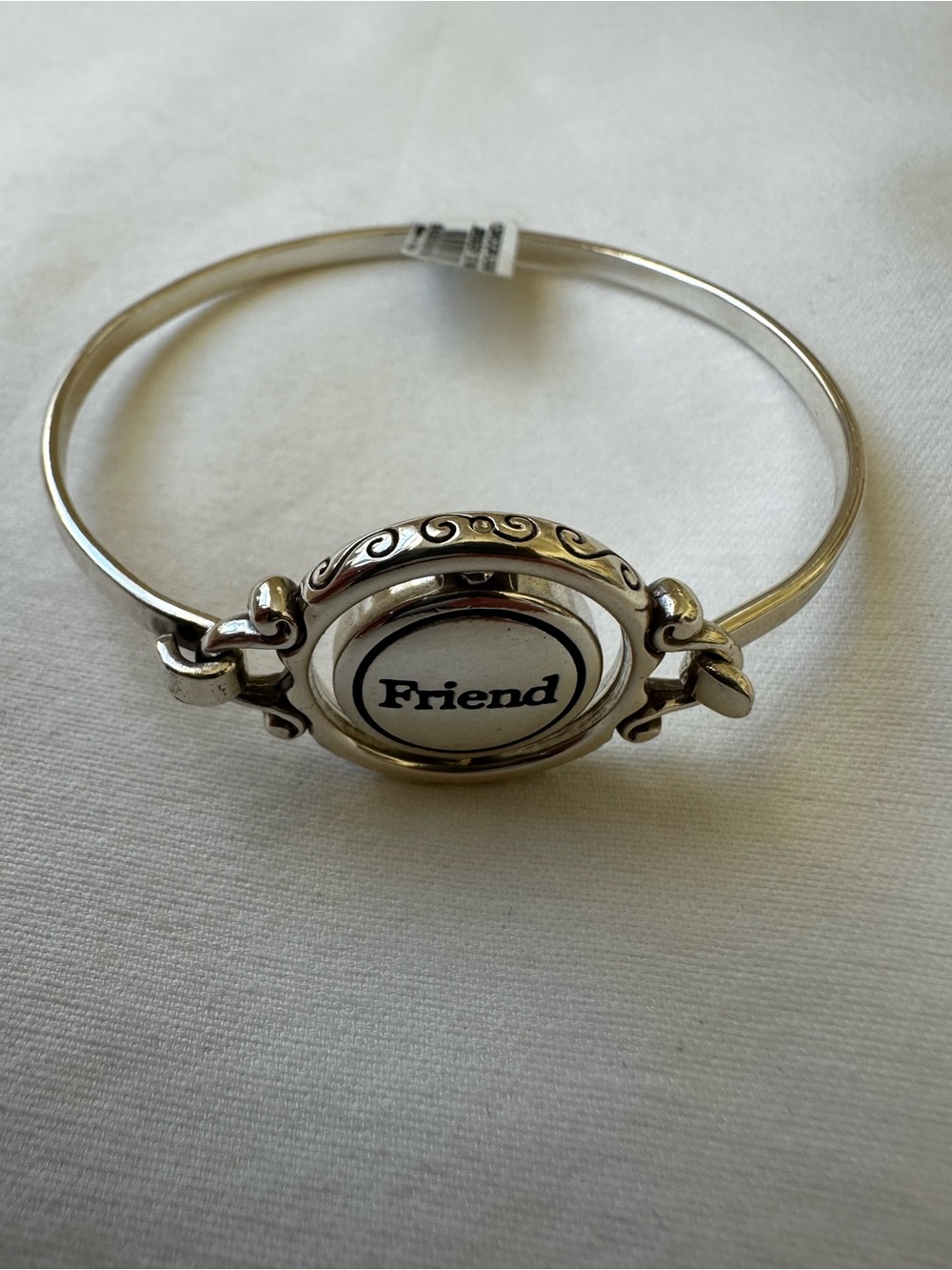 Brighton Contempo Friend Flip Bangle Bracelet Swarovski Crystal Star NWT JB9351